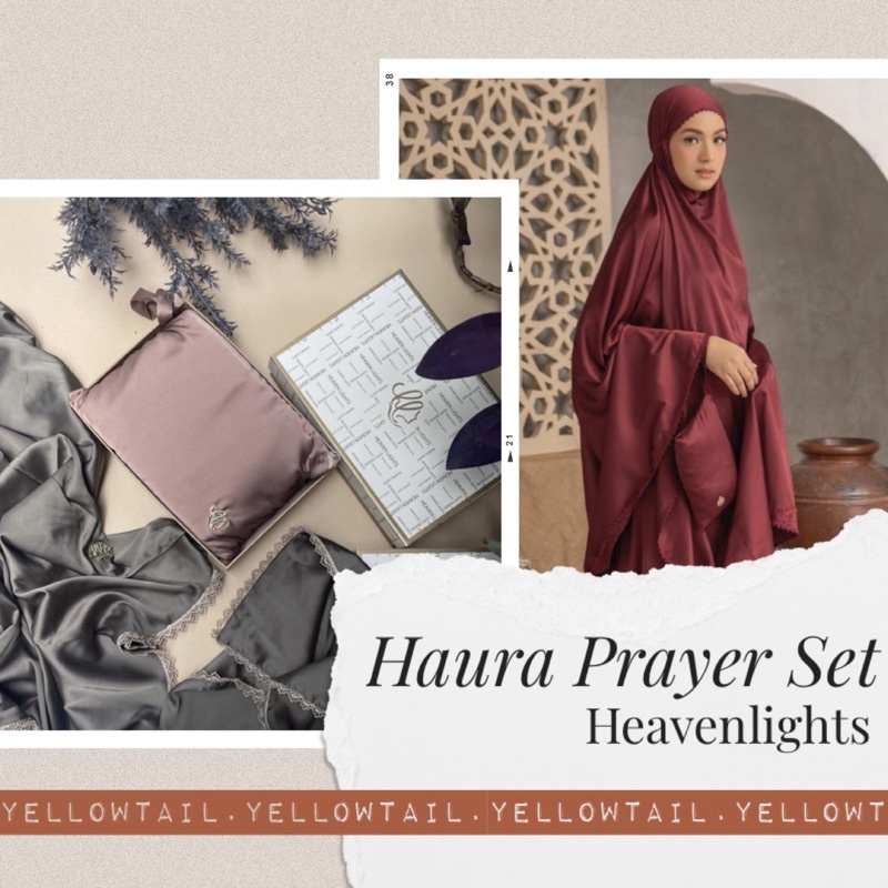 Haura Mukena Prayer Set by Heavenlights Heaven Lights HL