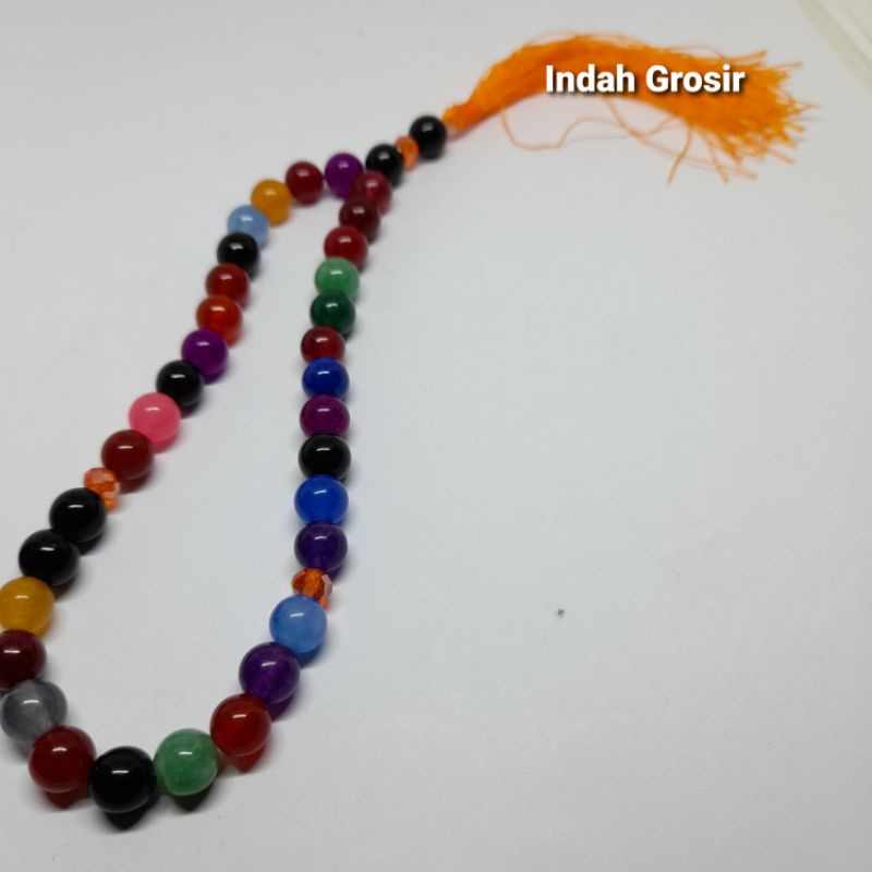 Tasbih Panca Warna 8mm 33butir