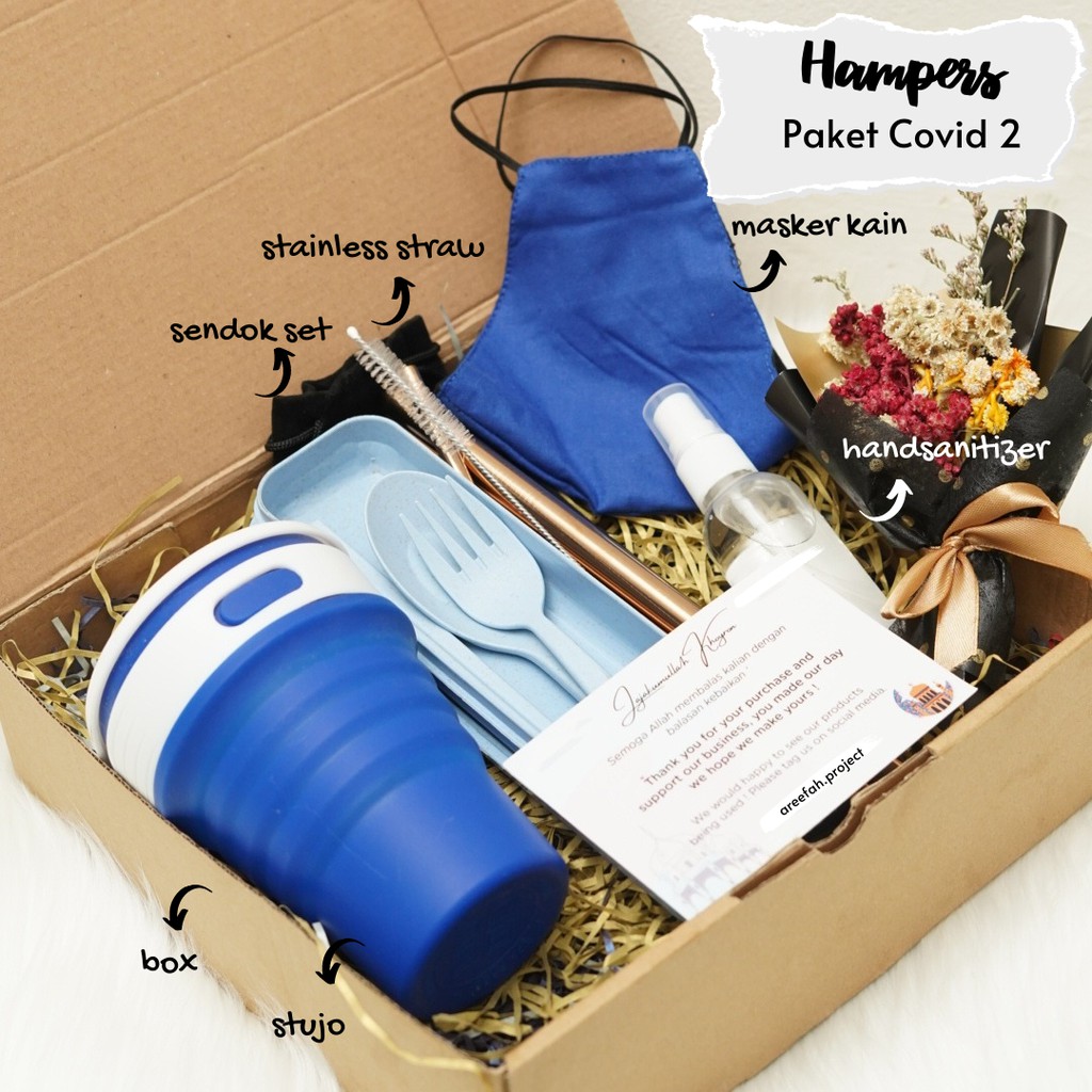 

Kado Cowok Kado Sidang Gift Box Murah Paket Covid 2 + Stujo + Stainless Straw