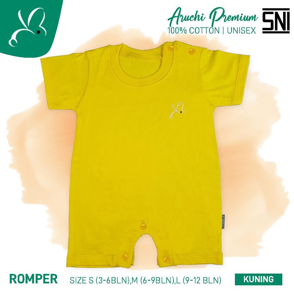 Aruchi PREMIUM romper segiempat Baju anak Baju bayi Romper bayi SNI (3-12 bln) CBKS