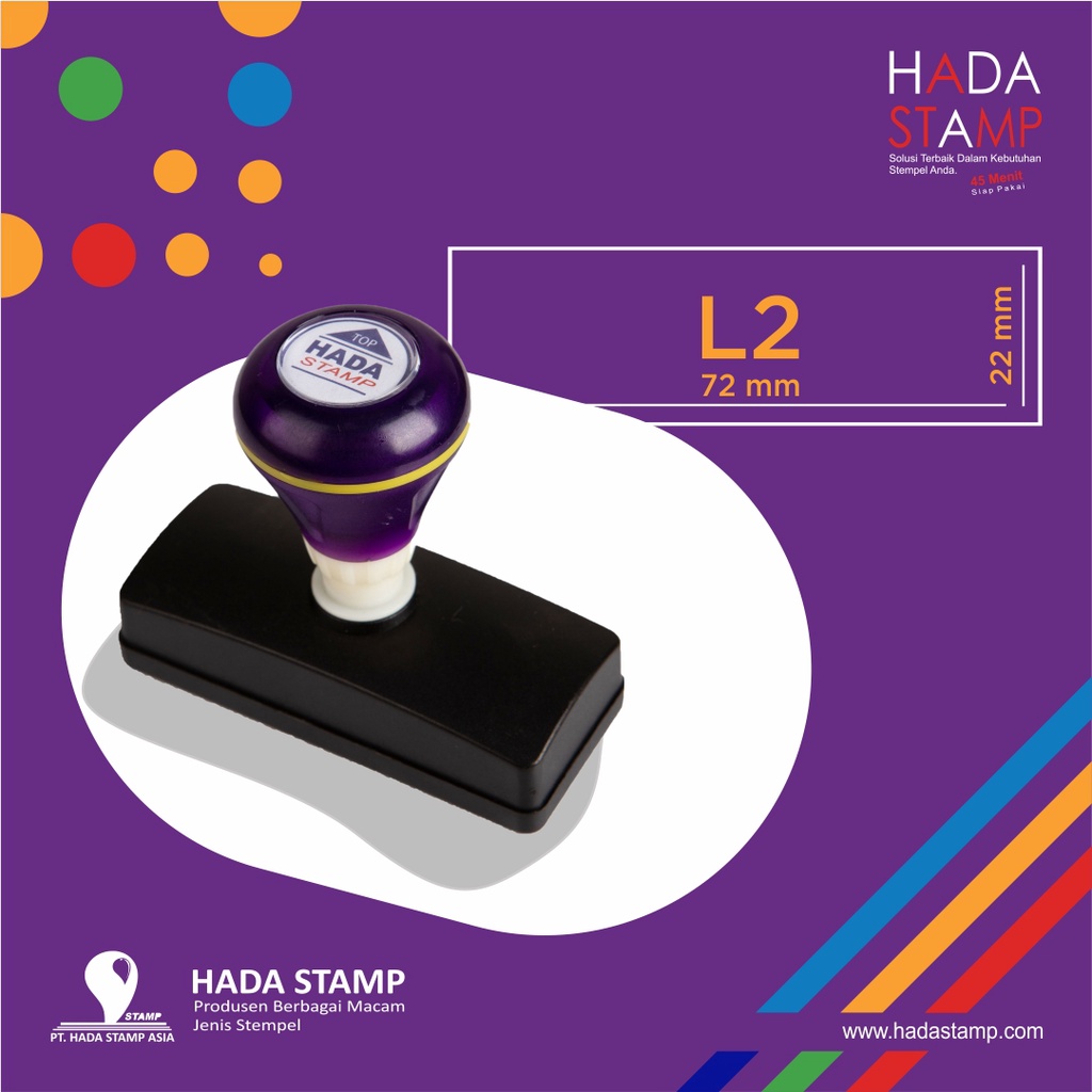 

Stempel Flash Anti Air Bikin Stempel Flash Pusat Stempel Kilat Free Setting Design Tinta Waterproof L2 7,2 x 2,2 cm