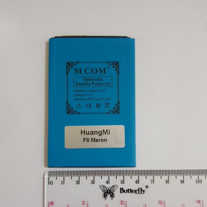 Battery Batre Baterai Double Power Mcom Huang Mi HuangMi F8 Maron