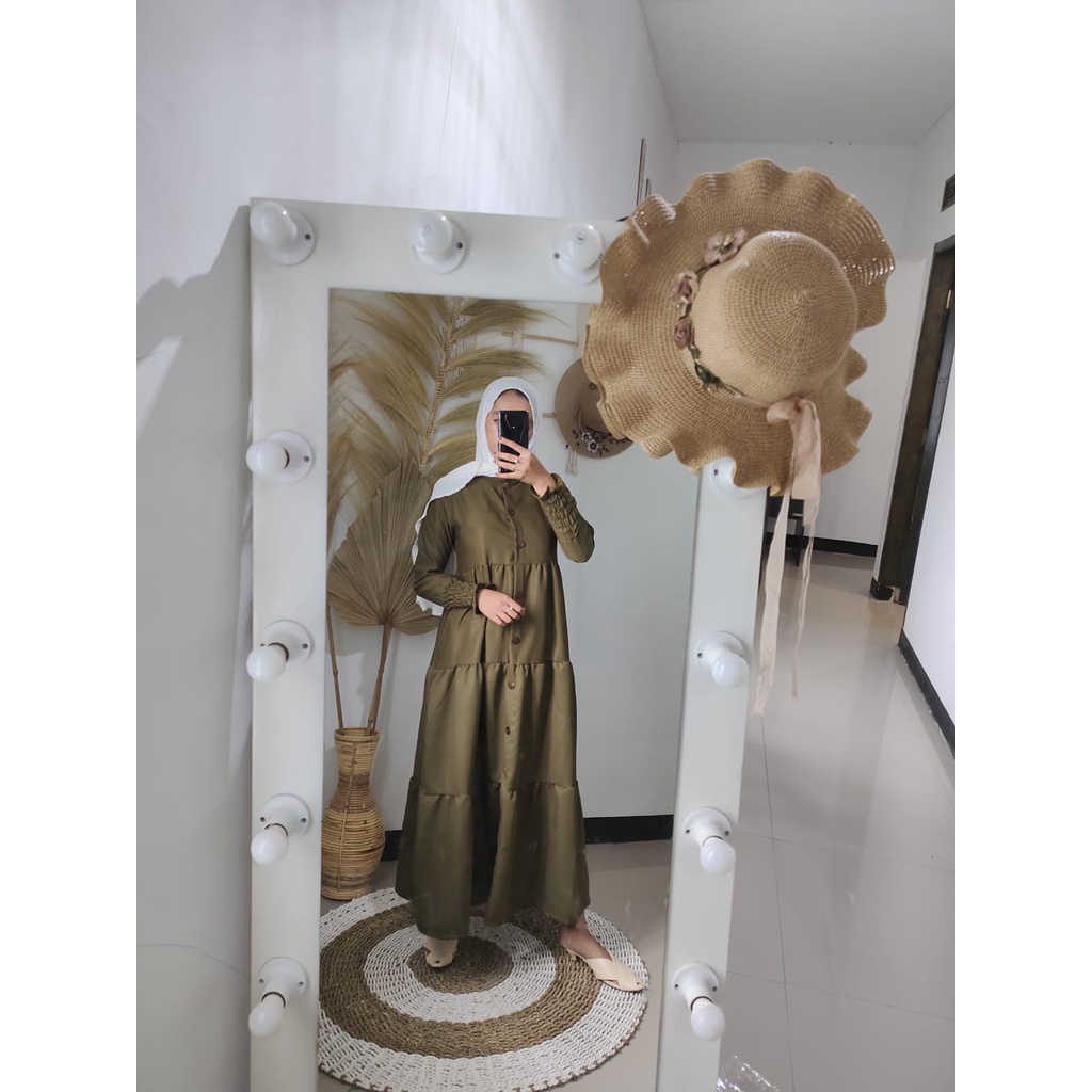 Nadia dress/gamis wanita/M/L/XL/busui/gamis muslim/TORYBURCH-3