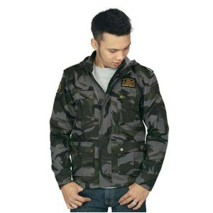 Jaket pria loreng terbaru rndz distro murah tentara