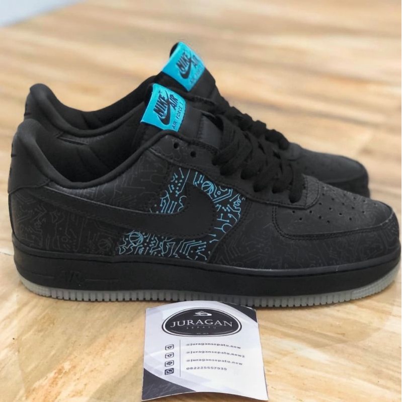 space jam computer chip af1