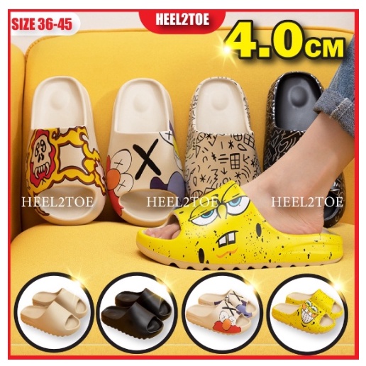Sandal Slide KOREA IMPOR SLIDE YEEZY sendal wanita dan pria UNISEX APLLAUSE KAWS