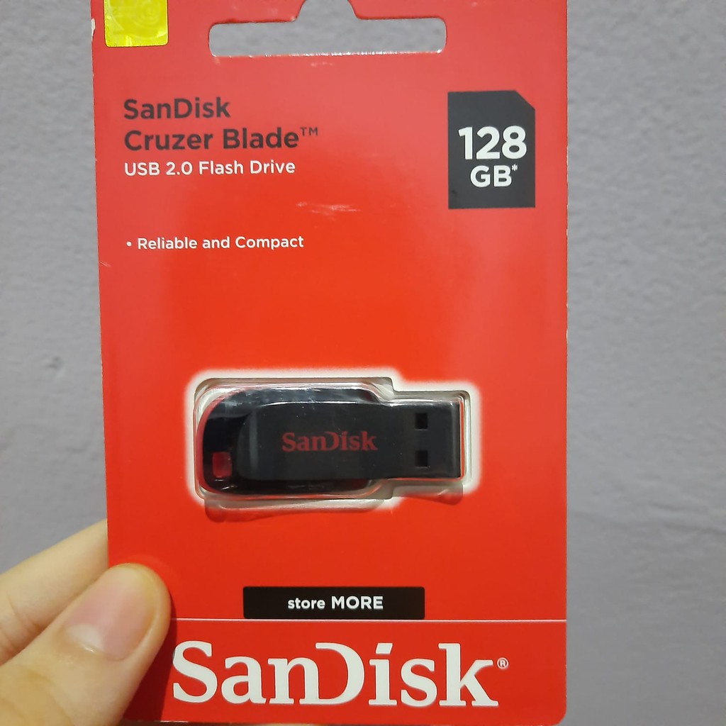 Sandisk Cruzer Blade USB 2.0 Flash Drive 8GB 16GB 32GB 64GB 128GB