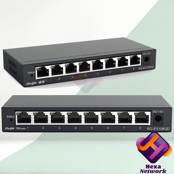 RUIJIE RG-ES108GD Gigabit unmanaged Switch