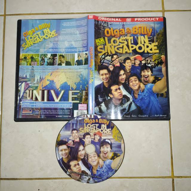 DVD Film Indonesia: Olga & Billy Lost In Singapore