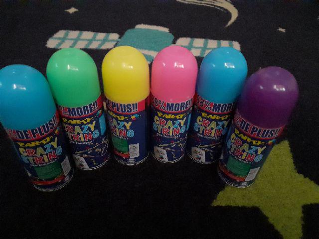 Grosir! Per 6 Pcs - Party Spray Snow String/ Semprot Jaring Warna Dan Salju Pesta/ Ultah Wedding Dll
