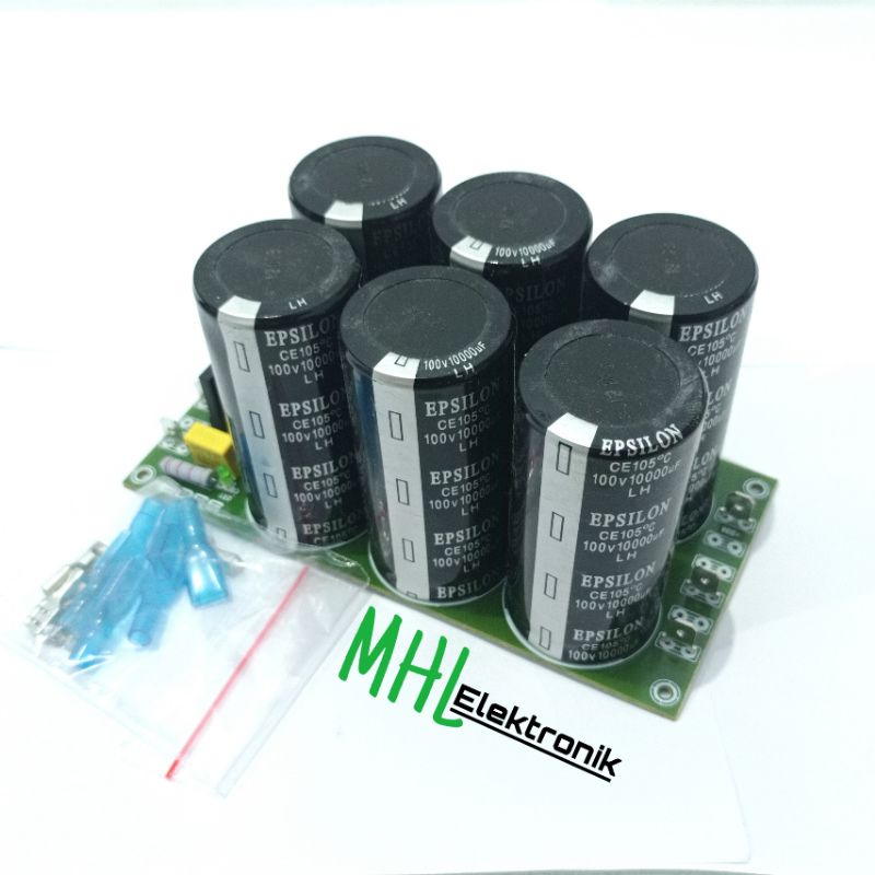 PSU 6 Elco EPSILON 10.000uF 100V Original ASLI Plus Skun PCB