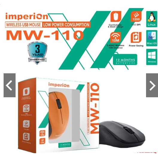 IMPERION MW 110 WIRELESS MOUSE LOW POWER CONSUMPTION KAIHL SWITCH