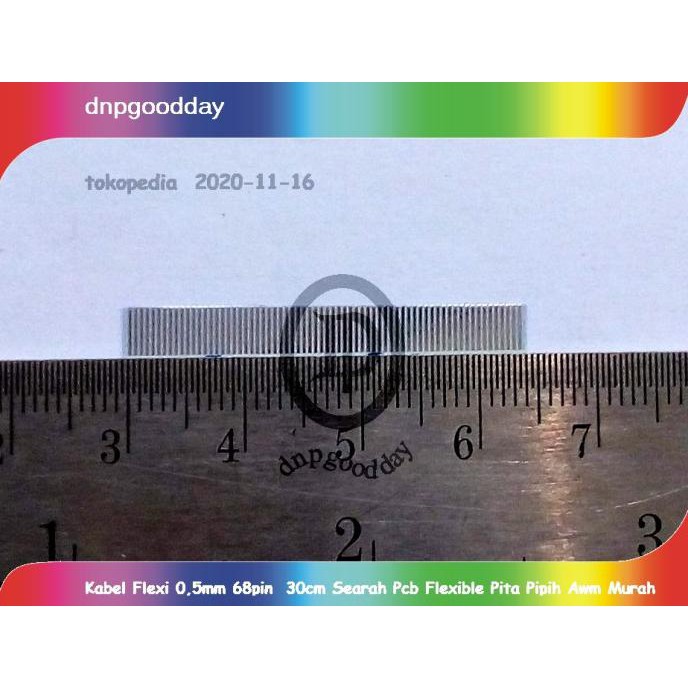 

Kabel Flexi 0,5Mm 68Pin 30Cm Searah Pcb Flexible Pita Pipih Awm Murah Dnpgood11 Segera Beli