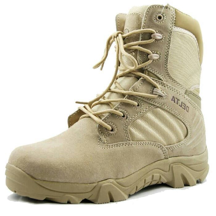 Super Promo! SEPATU BOOT / BOOTS DELTA 8 INCH GURUN / TAN Murah!