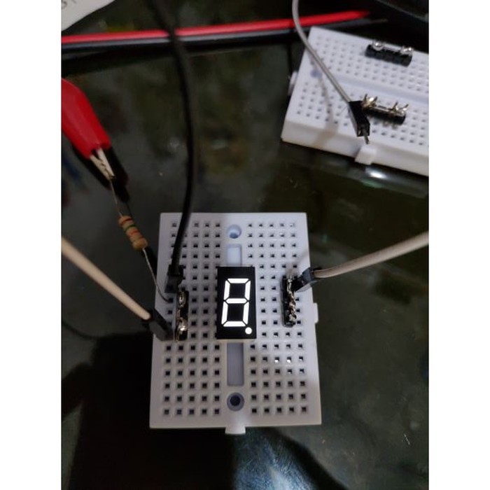 7 Segment 0.36" Common Cathoda - Putih