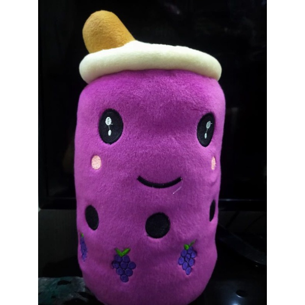 Boneka Boba Cangkir Milk Tea Tinggi 30cm Berlabel SNI