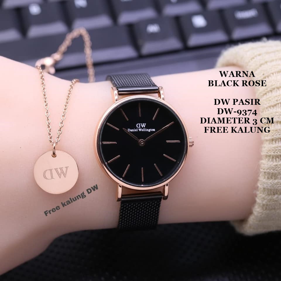 CEWEK STAINLESS TAHAN AIR BERKUALITAS TERLARIS//   jam tangan wanita DW9374