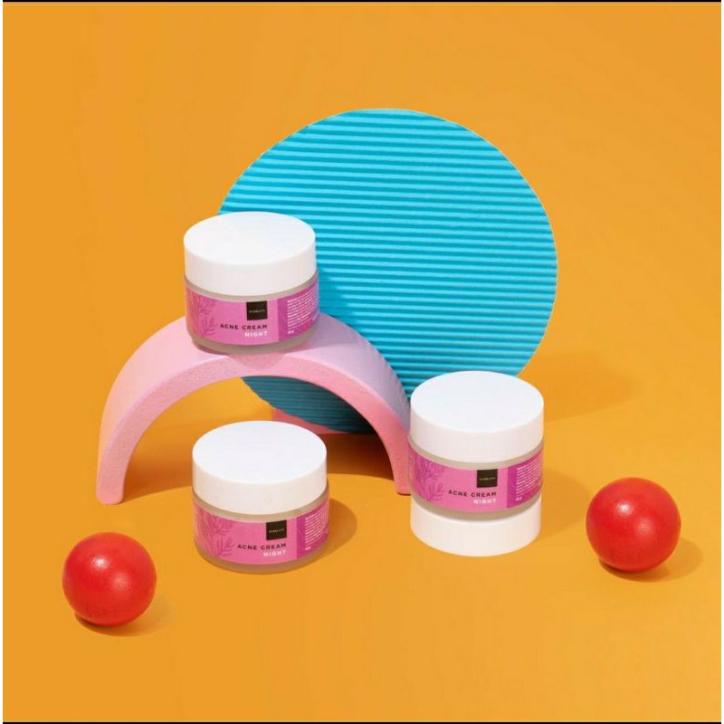 SCARLETT ACNE NIGHT CREAM/cream malam scarlett berjerawat