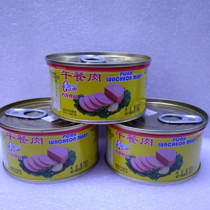 

Pork luncheon meat Gulong bukan Ma Ling