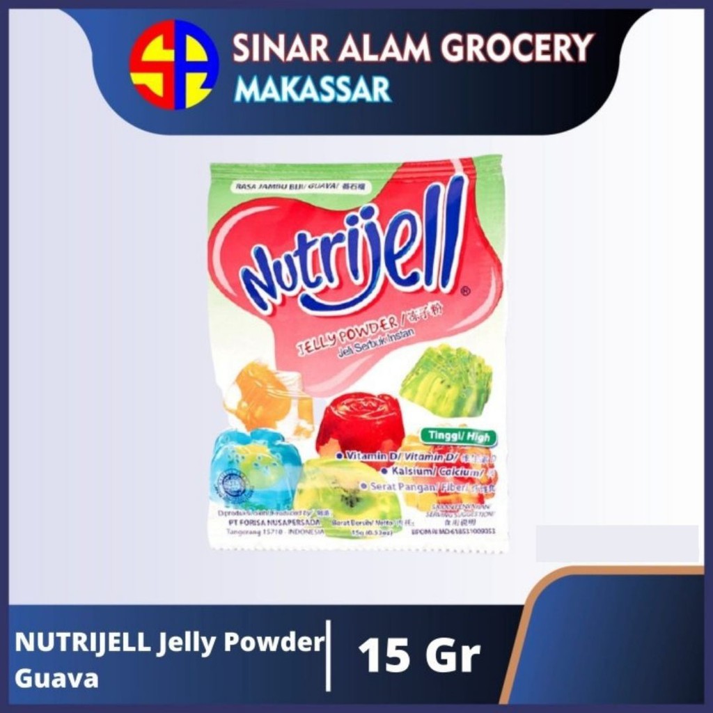 

NUTRIJELL Jelly Powder Guava 15g - Bubuk Jeli Rasa Jambu Biji