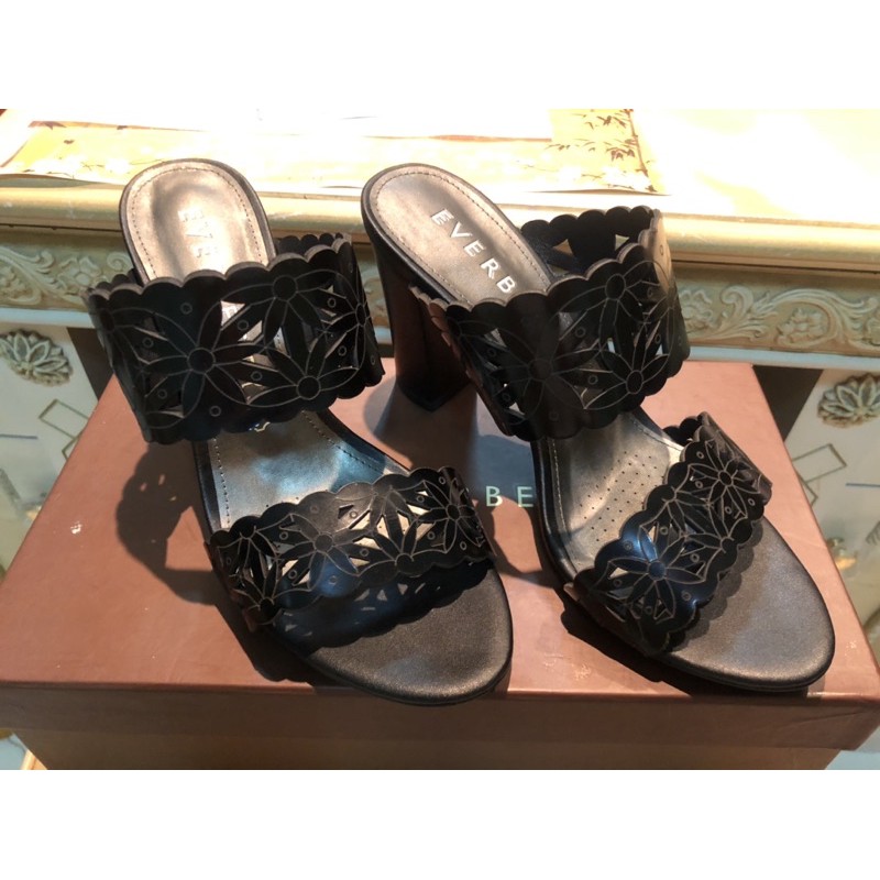 Sandal Highheels Everbest Black 36