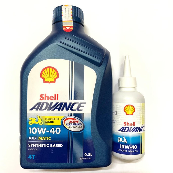 Oli Shell Ax7 Matic 0.8 L Dan Oli Gardan Shell