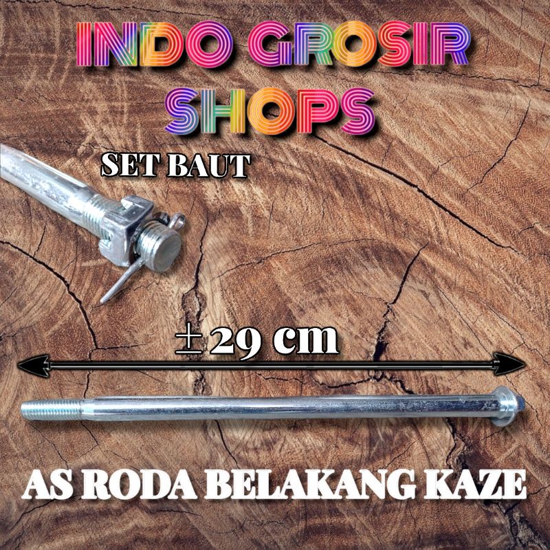 As roda belakang kaze arm kawasaki megapro mono