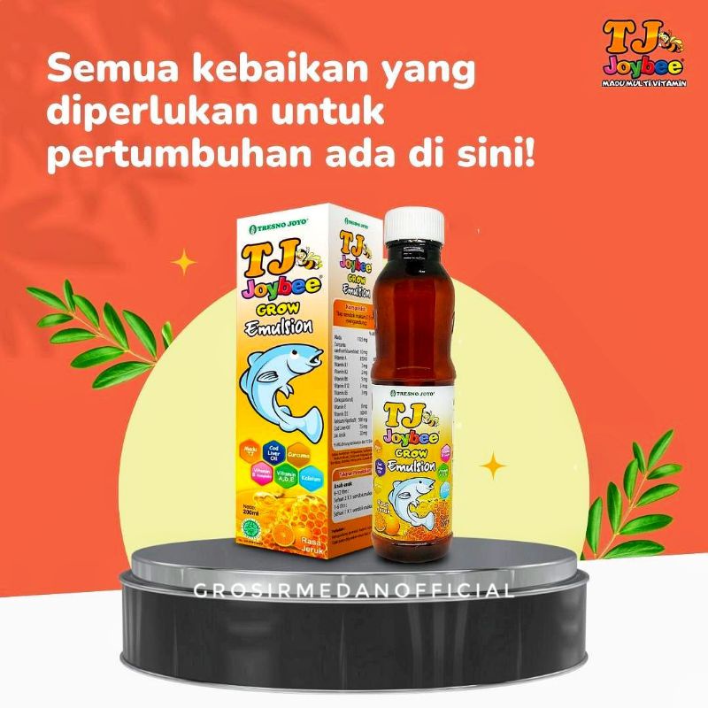 MADU TJ JOYBEE GROW EMULSION - MADU SUPLEMEN VITAMIN ANAK