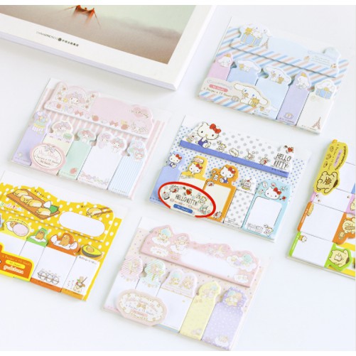 

SANRIO Kawaii Stick Markers-Gudetama, Pompompurin, HelloKitty, Cinamoroll, My Melody, Twin Stars