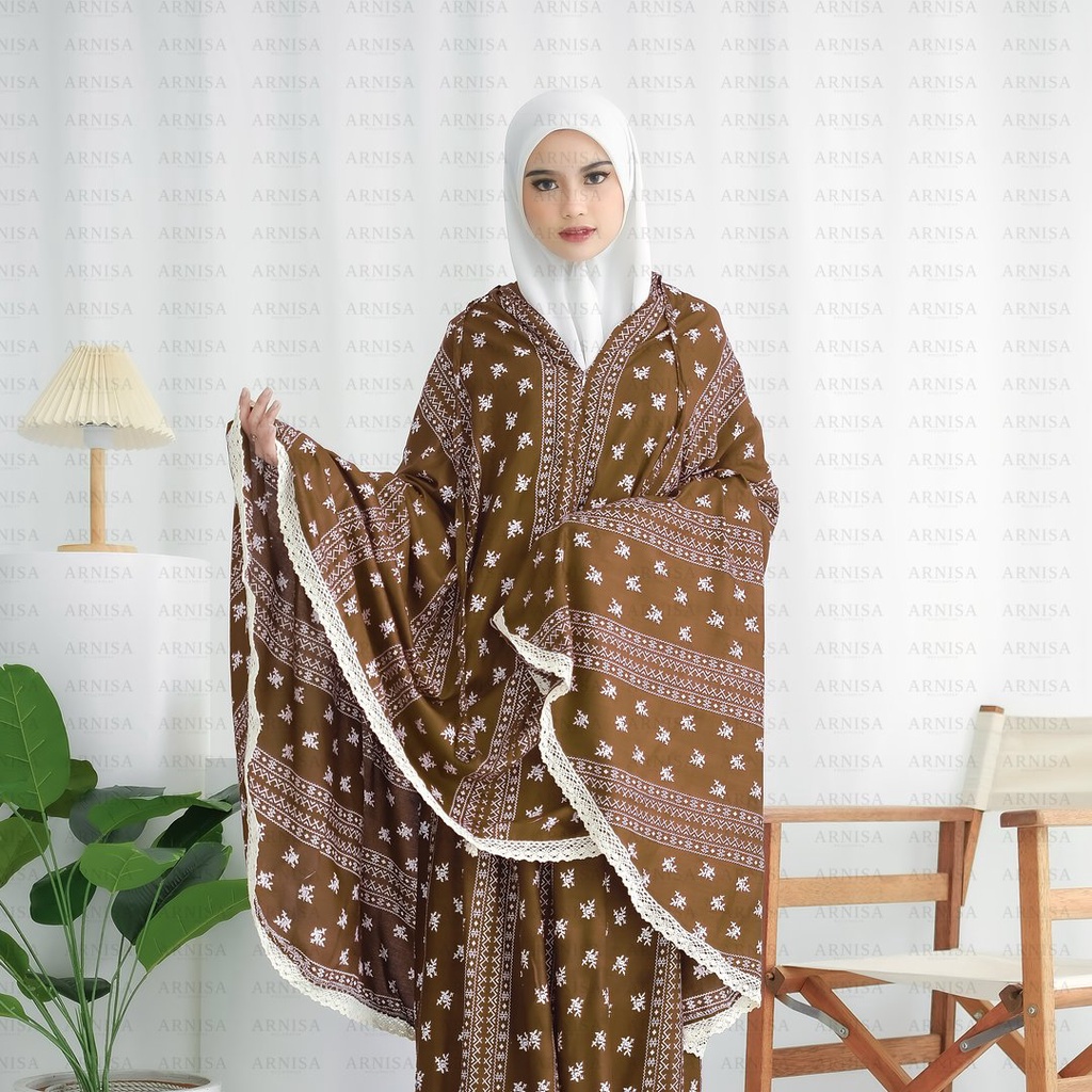 Mukena Dewasa 2 in 1 Zipper DONNA Arnisa