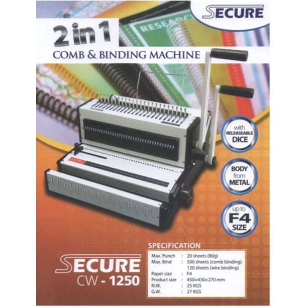 

Secure CW 1250- mesin binding
