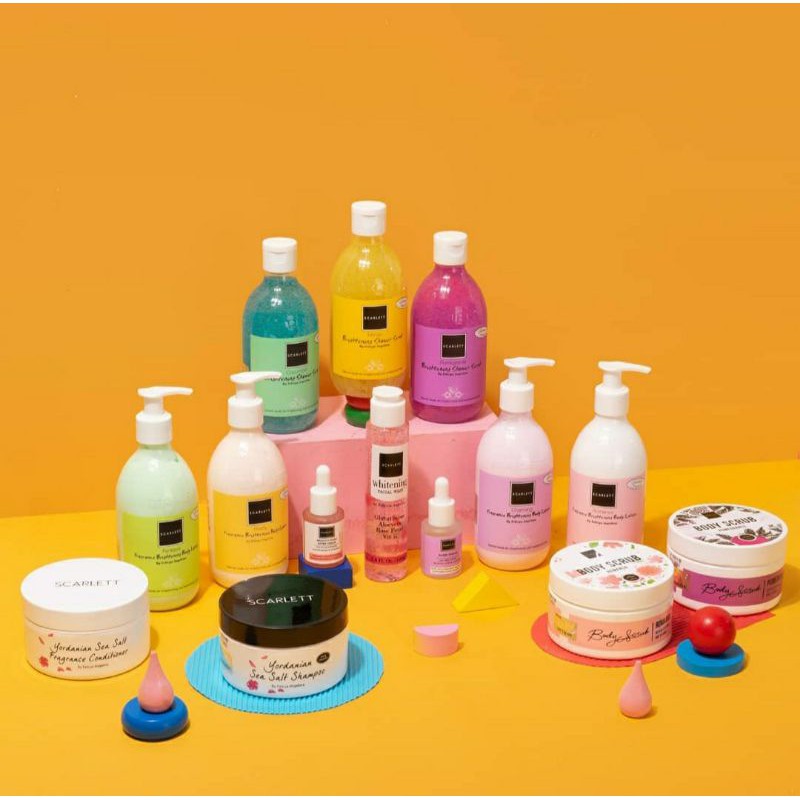 scarlett whitening paket hemat 3 item - bebas varian