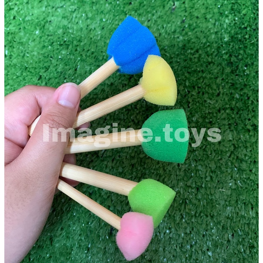 

Sponge Brush painting flower kids / kuas lukis anak / painting set