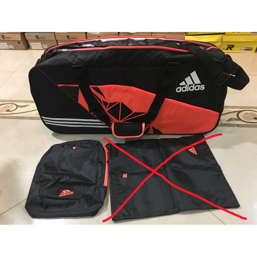 Tas Tenis Tennis dan Badminton Adidas Wucht P7 Orange Black Original