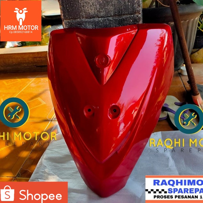 Cover Body Depan Mio J / Body Tameng Depan Mio J - Putih - Putih