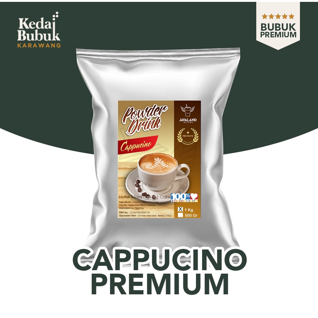 

PREMIUM Cappucino BP Bubuk Minuman Bubble Javaland 1kg