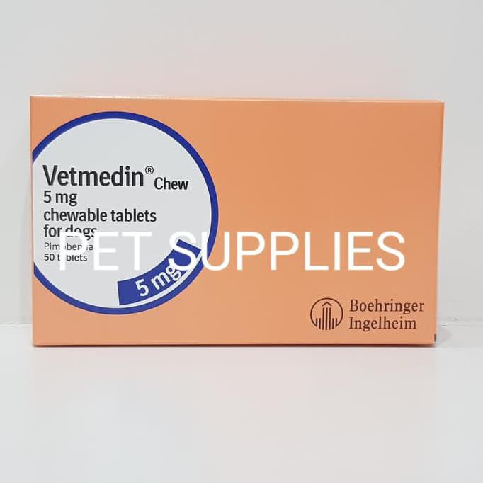 Vetmedin Chew 5 Mg, Obat Jantung Khusus Anjing