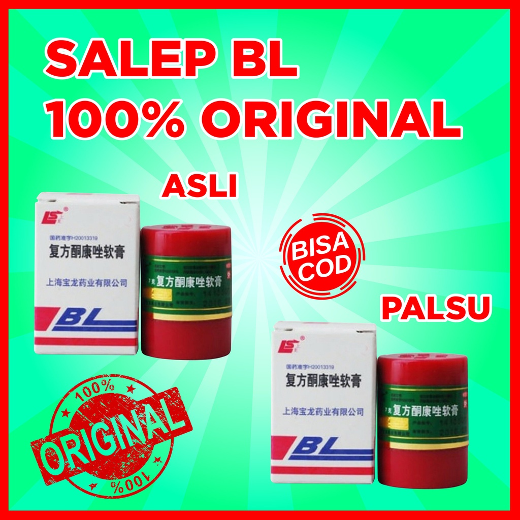 Salep BL Original 100% Asli Menghilangkan Gatal Saleb BL Ori Salep Luka dan Penghlang Bekas Luka