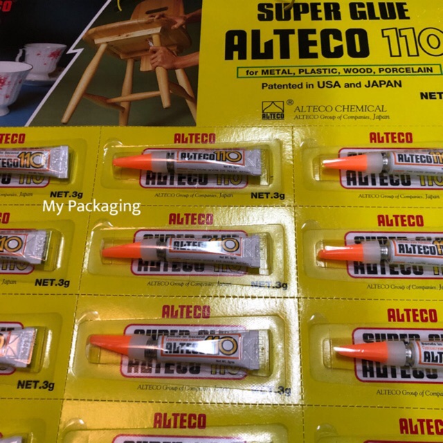 Lem Super Glue / Power Glue Alteco 110 / Alteco110 / 3gr / 3g / 3 gram