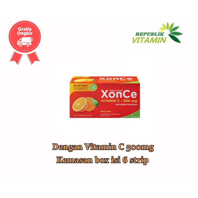 Xonce Vitamin C 500mg (Value Pack @6's)