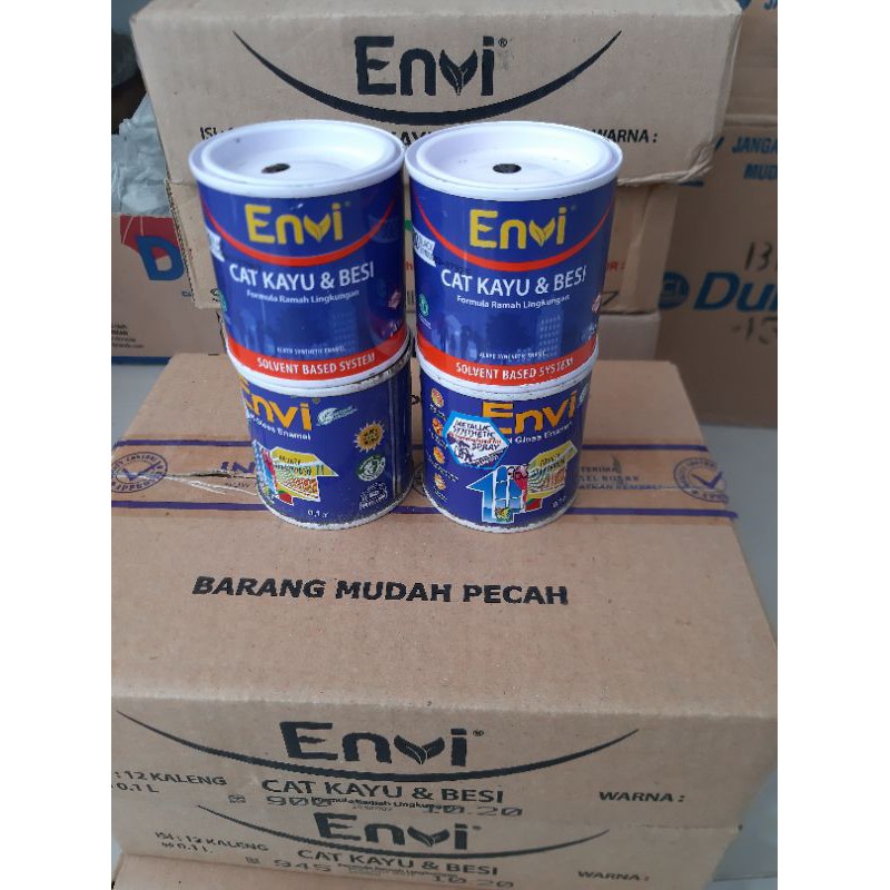 Jual Cat Minyak Besi Dan Kayu Envi 01ltr Shopee Indonesia 0598