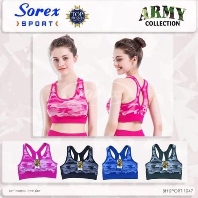 Sorex Sport Bra 1047 Army Bra Sport Gym Senam
