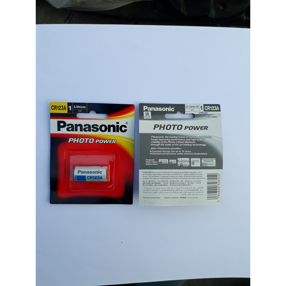 Baterai Battery Batrai Panasonic Cr 123 a  CR17345 Original