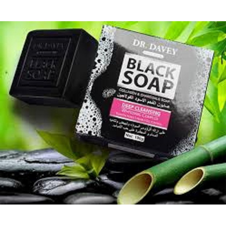 Dr Davey Black Soap Charcoal Sabun Batang Pembersih Wajah 100gram Shopee Indonesia