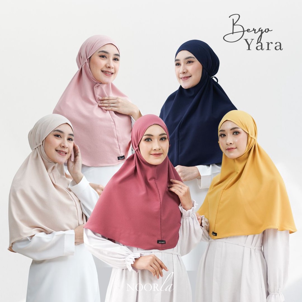 NOORLA - HIJAB INSTAN YARA / BERGO TALI INSTAN TEBAL PREMIUM