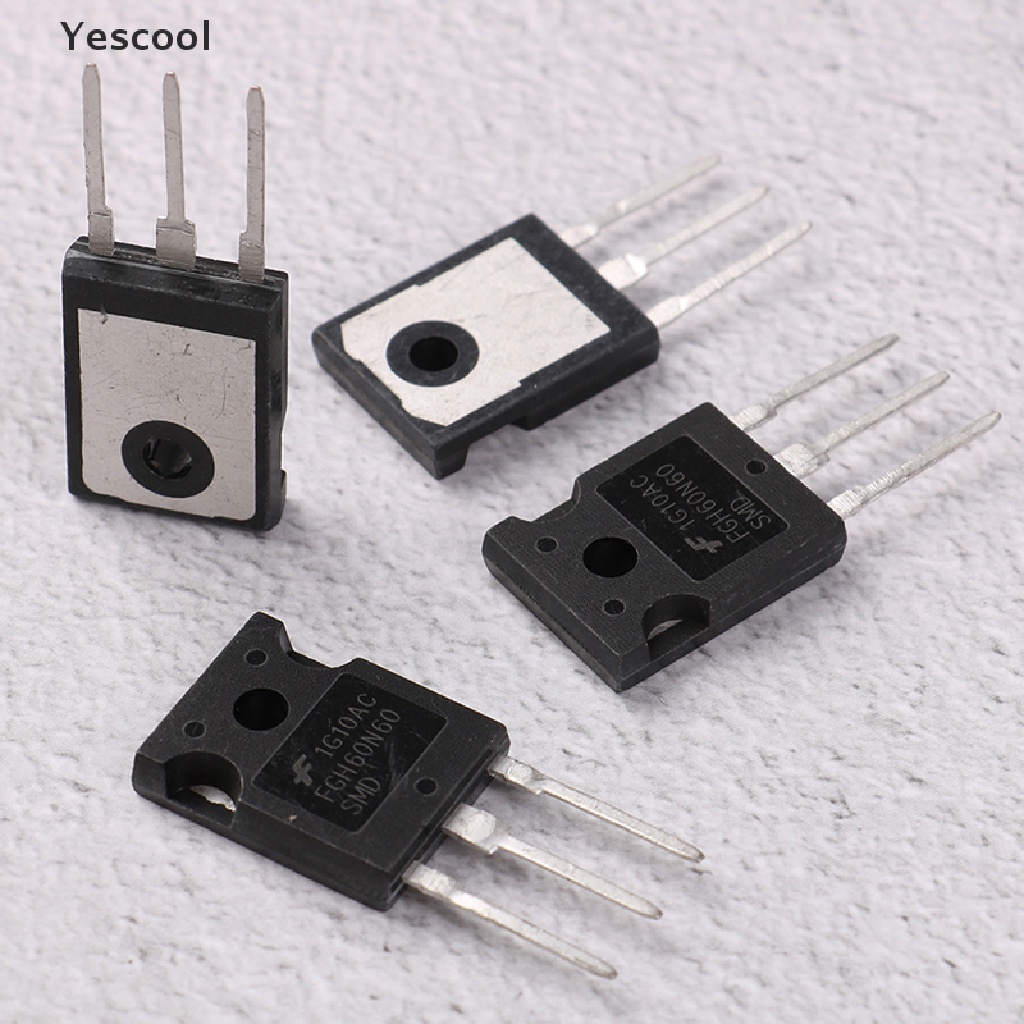 Yescool 10Pcs Ic FGH60N60SMD FGH60N60 600V 60A field stop IGBT TO-3P