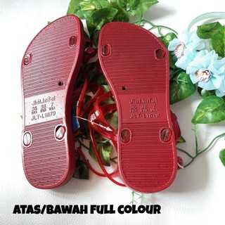  Sandal  Gladiator Tali Sendal Jelly  Wanita Merk Glanzton  