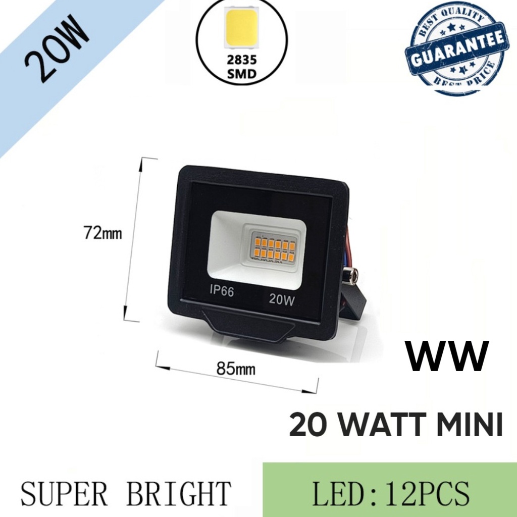 LAMPU SOROT LED 20W / LAMPU TEMBAK LED 20 WATT / LAMPU OUTDOOR LED