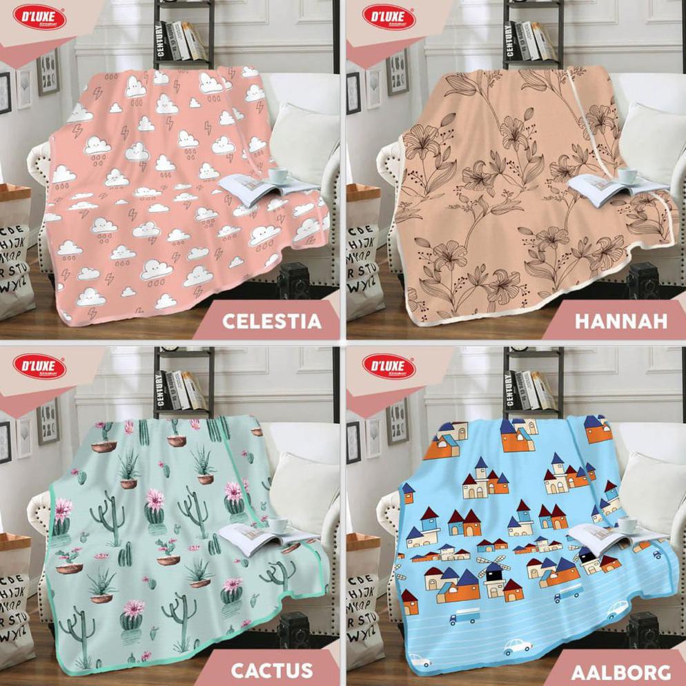 ( BISA COD ) Selimut Kintakun Aalborg Abel Albany Arthur Cactus Celestia Chole Fiji Hannah Hawaian