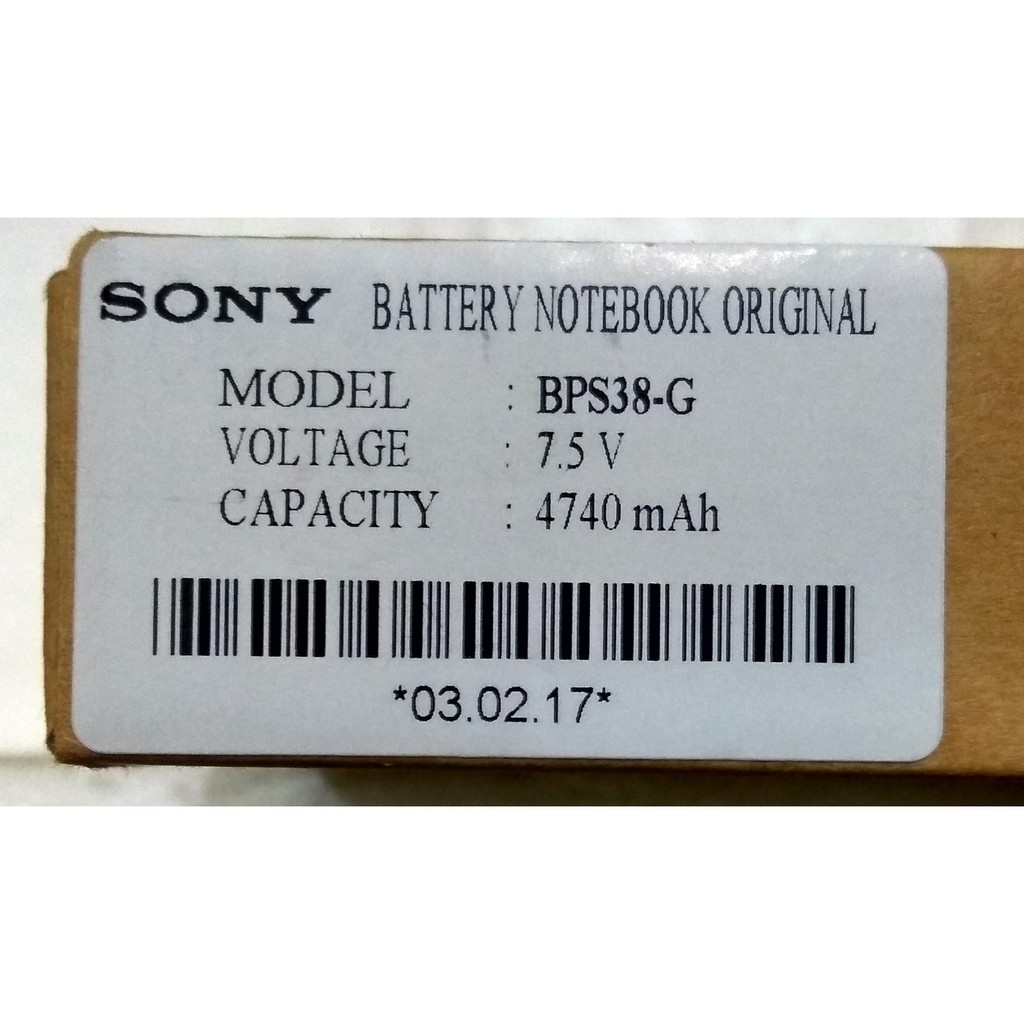 Baterai Sony Original Bps 38